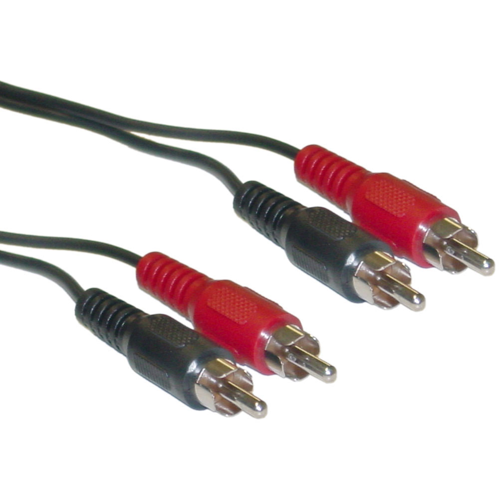 inc m-cable M/M, Cable (red/white), RCA Inc Compatible 2  Cable, 12'